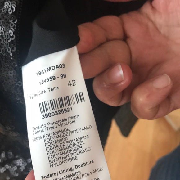 MSGM Black Sparkle Dress - Picture 5 of 5